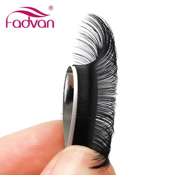 Fadvan 3 Kasser/Sæt Vipper, Makeup 16 Nye Linjer Enkelte Øjenvipper Skønhed Eyelash Extension Forsyninger