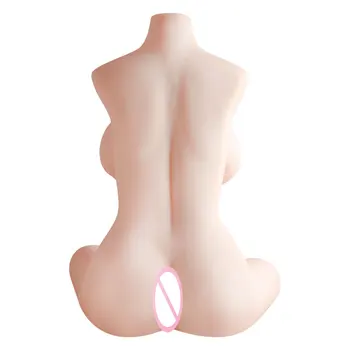 Hanidoll Sex dukke Overkrop for Mænd Halv Krop Vagina Legetøj for voksne Sexet Silikone dukke til Sex mandlige Masturbator Big boobs Butt
