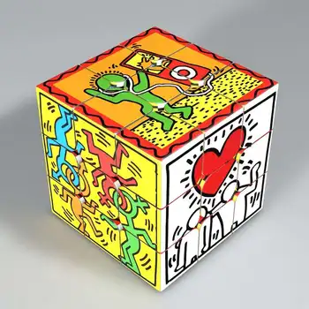 Bedste Salg personlig diy 3x3x3 Magic Speed Cubing 3x3 uv-print cube PhotoCube tilpasset indsamle cubo magico for Børn gave