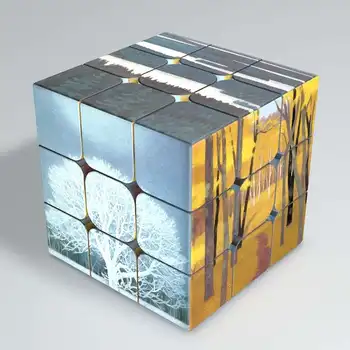 Bedste Salg personlig diy 3x3x3 Magic Speed Cubing 3x3 uv-print cube PhotoCube tilpasset indsamle cubo magico for Børn gave