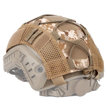 Taktisk Hjelm Dække Camouflage Hjelm Hovedklæde Med Elastisk Snor For Militære Airsoft Paintball Hjelm Tilbehør