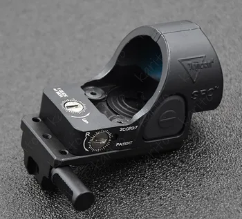 Taktisk Trijicon Sro Stil Mini Micro 1x Red Dot Sight Rifle Anvendelsesområde For Glock Hammer Udvidelse Mount Base M5179
