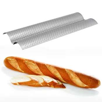 Ny Fransk Brød, Bagning Skimmel Brød Bølge Bageplade Praktiske Kage Baguette Skimmel Pander 2/3/4 Groove Bølger Brød Bagning Værktøjer