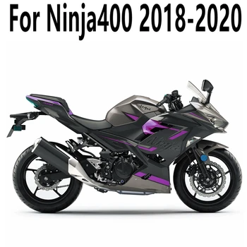 Motorcykel, Kawasaki NINJA 400 2018 2019 2020 Fuld Kåbe Kits ABS Plast Injektion Røde hule NINJA400 Karrosseri Cowling