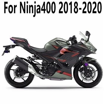 Motorcykel, Kawasaki NINJA 400 2018 2019 2020 Fuld Kåbe Kits ABS Plast Injektion Røde hule NINJA400 Karrosseri Cowling