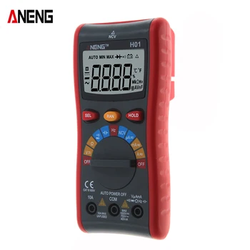 ANENG H01 4000Counts Auto-område område for Digital Multimeter Modstand Kapacitans Aktuelle Spænding Frekvens måleinstrument Tester