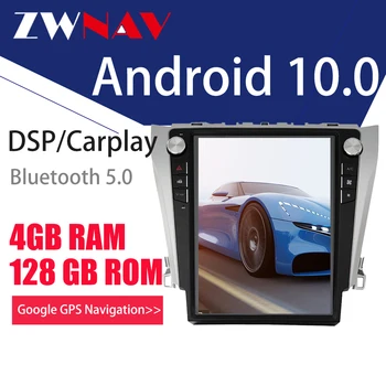4G128G Android 10 Tesla skærmen Car Multimedia Afspiller Til Toyota Camry 2012-GPS Navigation Auto video audio stereo radio