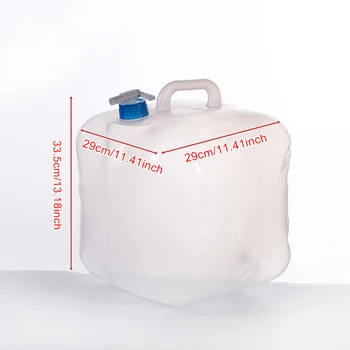 20L Udendørs Vand Opbevaring Taske Foldbar Kedel Bærbare Sports Bottle Sammenklappelig Vand Tank til Akut Survival Kit