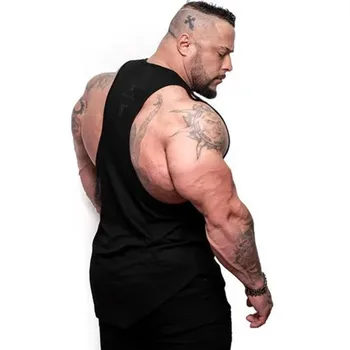 Mænd Bodybuilding Stringer Tank Top Sommeren Casual Mode Trykt Ærmeløs Skjorte Mandlige Fitnesscentre Fitness-Crossfit Undertrøje Tøj