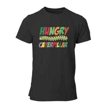 Sjove Hungry Caterpillar Insekter Elsker T-Shirt, Bomuld, Fashion Sort Vintage Toppe, T-shirts t-Shirts 30581