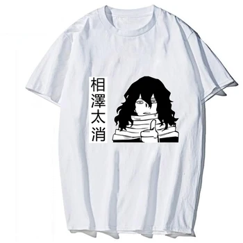 Min Helt Academia T-Shirt Mænd Mode Tshirt Boku Ikke Helt den Akademiske verden Animationsfilm Shota Aizawa t-shirt Grafisk Tops Tees Mandlige