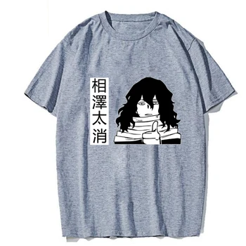 Min Helt Academia T-Shirt Mænd Mode Tshirt Boku Ikke Helt den Akademiske verden Animationsfilm Shota Aizawa t-shirt Grafisk Tops Tees Mandlige