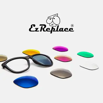 EZReplace Polariseret Udskiftning Linser til - Oakley Big Taco Solbriller - Sort S