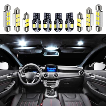 8stk Hvid LED Interiør Pærer Kit For 2013-2017 Honda CR-V CRV Kort Dome Kuffert Nummerplade Lygte Bil Tilbehør