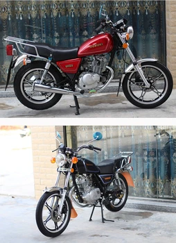 Gratis forsendelse motorcykel god kvalitet, vandtæt GN125 sædebetræk i sort farve til Suzuki 125cc GN 125 seat reservedele