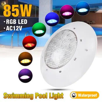 85W RGB Led Swimmingpool Lys IP68 Vandtæt AC12V Udendørs RGB Undervands Lys Dam Led Spotlight med Fjernbetjening