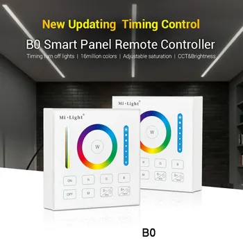 Miboxer 2,4 G Trådløse Fjernbetjening RGB/RGBW/RGB+CCT LED Strip Controller WIFI Smart Panel slukke lyset timing Lysdæmper DC12V-24V