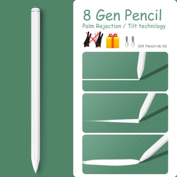 For Apple Blyant, Palm Afvisning Tilt følsomhed iPad Pen Kompatibel med iPad Pro 2020 & 2018/iPad 2019 (7th Gen) mini 5