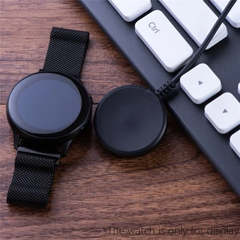 Oplader Dock Oplader til Samsung Galaxy Watch3(41mm R850, 45mm R840), Active2, Aktive Smartwatch