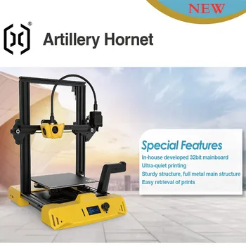 Artilleri Hornet 3D Printer Kit Desktop-Niveau med Høj Præcision 3d-Printer 32 Bit Control Board 220*220*250mm Størrelsen Børn DIY Printer