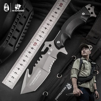 Katana Taktiske Kniv G10 440C Håndtag Blade Udendørs Camping Overlevelse Jagt Redde Junglen Titanium Kniv Bærbare Multi-Værktøjer