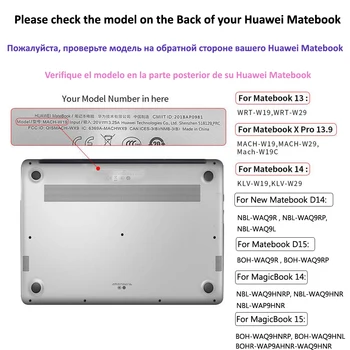 Søde Totoro Hård PVC Sag Fuld Protector Dækning For Huawei Matebook 2020 Nye D14 D15 13 14 X PRO 13.9