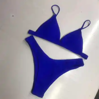 Eksplosive bikini damer split Europæiske og Amerikanske sexet dobbelt-sidet nylon samle flerfarvet bikinii svømning jakkesæt til kvinder