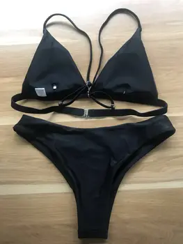 Eksplosive bikini damer split Europæiske og Amerikanske sexet dobbelt-sidet nylon samle flerfarvet bikinii svømning jakkesæt til kvinder