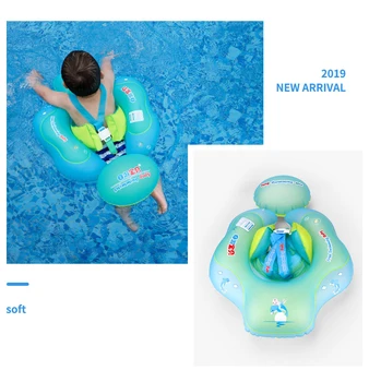 Baby Svømning Float Ring Oppustelige Spædbarn Flydende Børn Swimming Pool Tilbehør Cirkel Badning Oppustelig Dobbelt Tømmerflåde Ringe