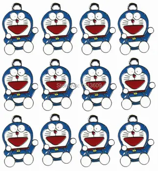 Engros 100pcs Doraemon Charms Vedhæng Smykker at Gøre DIY Part Fordel Gaver Gratis Fragt