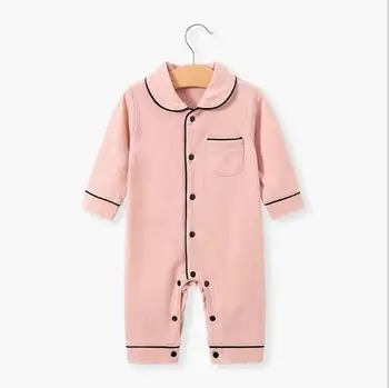 2020 Nyfødte Baby Tøj Bomuld Spædbarn Romper Passer Til Baby Drenge Pige Bomuld Loungwear Børn Børn Homewear Pyjamas Aften Kjole