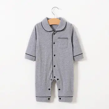 2020 Nyfødte Baby Tøj Bomuld Spædbarn Romper Passer Til Baby Drenge Pige Bomuld Loungwear Børn Børn Homewear Pyjamas Aften Kjole