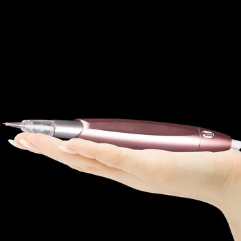 Rose Guld El-Tatoveringer Microblading Pen Semi Permanent Makeup Øjenbryn, Eyeliner, Lip Høj Kvalitet Tatovering Maskine Pen