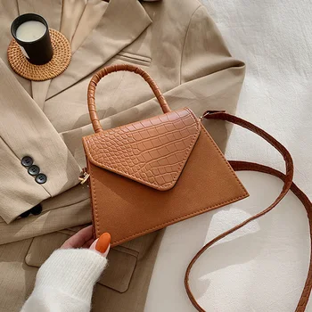 Nye Designer Håndtasker Til Kvinder Skuldertaske Klap Mat Pu Læder Crossbody Tasker Mode Lady Messenger Tasker