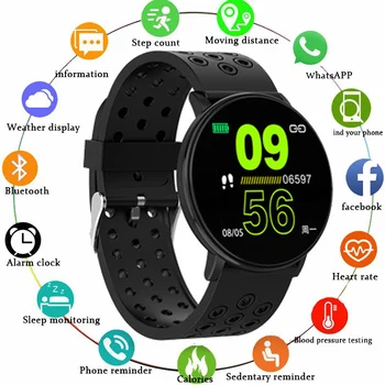 W8 Smart Ur Kvinder Mænd Smarte Ure Bluetooth Smart Armbånd Sport Smartwatch Relojes Inteligentes Para Hombre 2020 Smartband