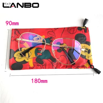 LANBO 100pcs/masse Udendørs Glas Beskytter Tilfælde Solbriller opbevaringspose Dyr Tegnefilm Brille Taske, Briller Tilbehør