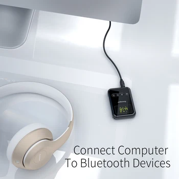 Essager Bluetooth-5.0 Trådløse Adapter Til 3,5 mm Jack Hovedtelefon Bluetooth-Modtager Receptor Aux Audio Musik Til TV-Senderen