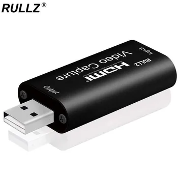 Original Rullz 4K HDMI-Capture-Kort, USB-1080P Game Capture Device for Video-Optagelse PC Android-Telefon Streaming Live Udsendelse