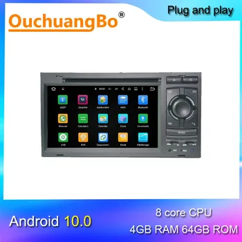 Ouchuangbo android 10 radio gps-optager til gallardo 2009 2010 2011 med 7 tommer GPS-video afspiller 4GB 64GB