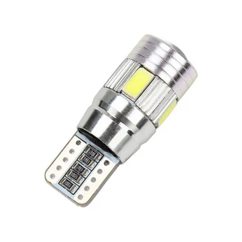 10stk Bil LED-Pærer Clearance Lamper T10 W5W 6SMD 5630 194 168 CANBUS Led-Lampen Side Lys Til Biler, Bil-Styling