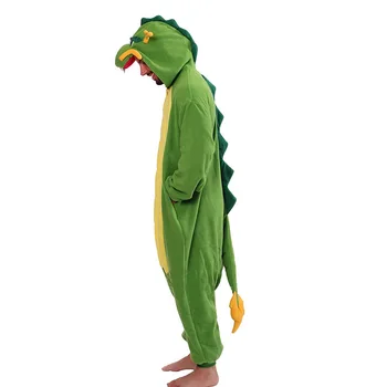 Kinesisk Drage Onesies For Voksne Kigurumi Pyjamas Dyr Dragon i Ét stykke Pijamas Kvinder Mænd Halloween Cosplay Kostume Bodyer