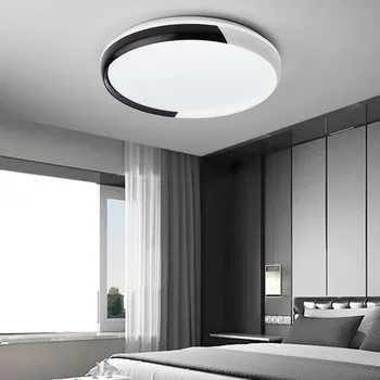 Moderne minimalistisk runde soveværelse LED loftslampe fjernbetjening dæmpning stue undersøgelse restaurant hotel lampe