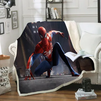 Spiderman tæpper til senge tæpper animationsfilm tæppe smide tæppe hermes tæppe cashmere disney stof bomuld vægtet tæppe