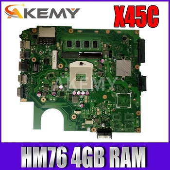 X45VD Laptop bundkort til ASUS X45C X45VD X45V X45 oprindelige bundkort 4G RAM test arbejde