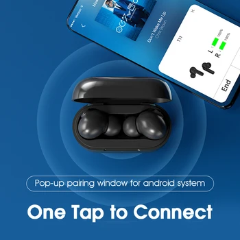 QCY T11 Hifi Dobbelte Drivere til Bluetooth-TWS Hovedtelefoner Trådløse Hovedtelefoner med 4 Mikrofoner Støj Isolation Øretelefoner med Hurtig Opladning
