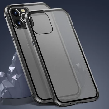 Luksus iphone12 Metal Bumper til iphone 12 Mini tilfælde luftpude Stødsikkert etui til iphone 12 Pro-Max Aluminium stel
