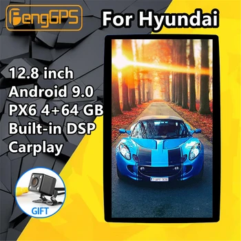 2 Din universal Car Multimedia Afspiller Til HYUNDAI IX25 IX35 I10 I20 Sonata I30 H-1 IX45 Android PX6 Tesla Audio Stereo Radio GPS