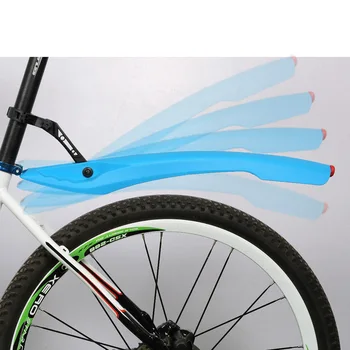 2018 26 Tommer Cykel Fender Sæt med LED-Baglygte Fleksibel Foran Bageste Cykel Skærmen Fendere Cykling Mudder Vagter Cykel Vinger