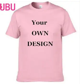 2019Your EGET Design Logo/Billede Hvid Tilpasset Mænd og kvinder t-shirt Plus Size T-Shirt Mænd Tøj