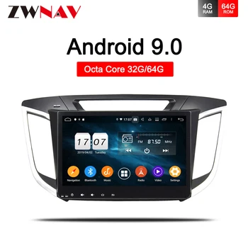 Bilen multimedia-afspiller Android 10.0 skærmen for HYUNDAI IX25 CRETA 2016-2018 Video Radio Audio Stereo Navi GPS-hovedenheden